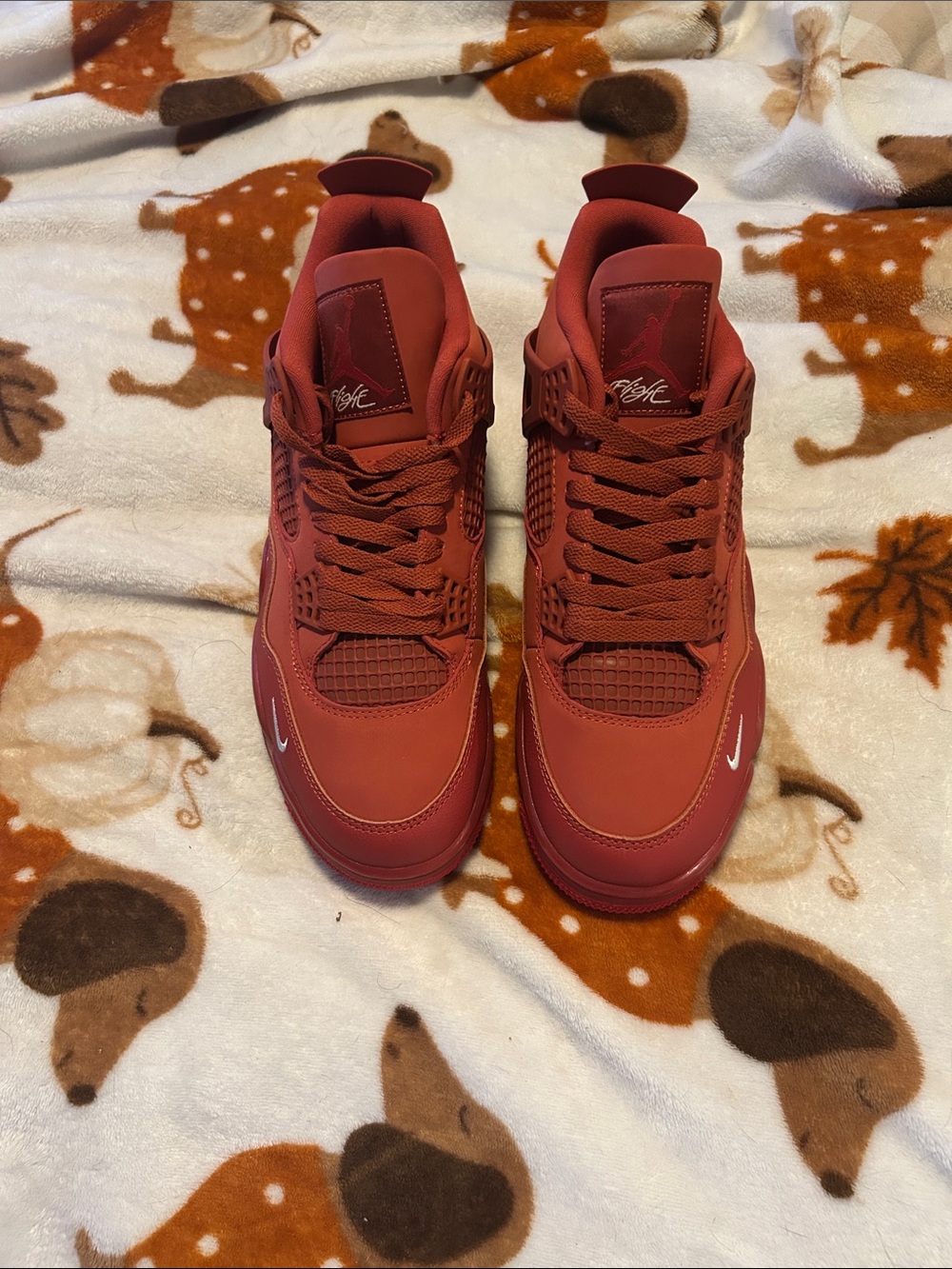Jordan Men’s Sneakers in Solid Red